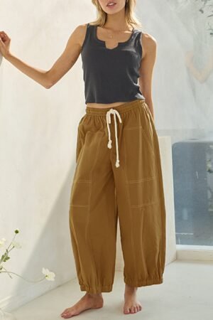 Chase Cotton Cargo Balloon Pants