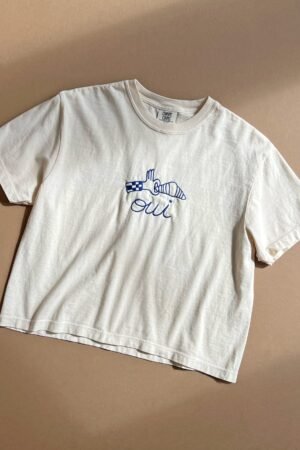 Plantiful Embroidered Oui Tee