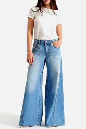 Wilder Ultra Wide-Leg Jeans by Daze